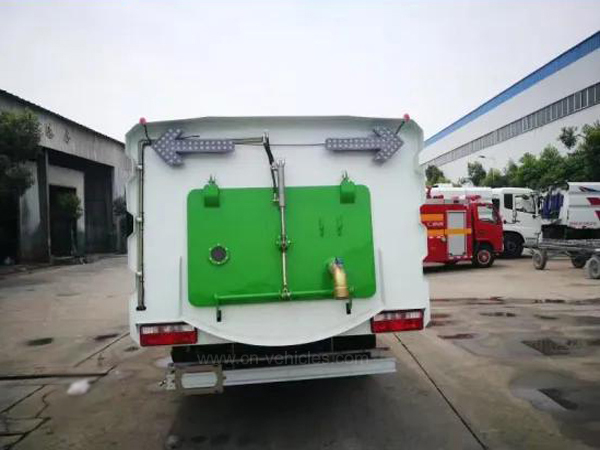 FAW Diesel Engine 120hp 3m Width Road Sweeper Vacuum Suction Truck For Road Cleaning