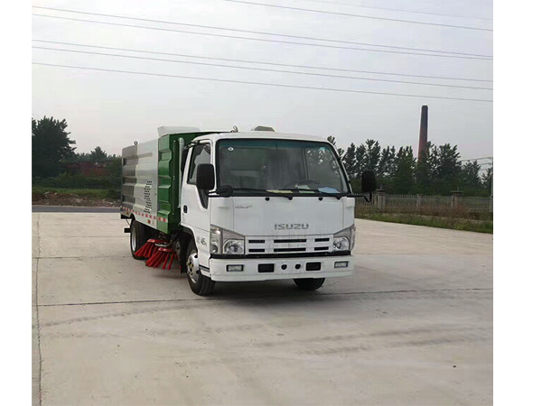 Cement Factory Road Sweeper Truck Isuzu 5m3