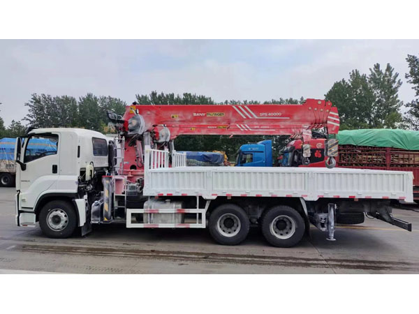 ISUZU GIGA 10 Wheels Straight Telescopic Boom knuckle mounted Sany Palfinger SPS40000 16 Ton Crane Lift Hydraulic Crane Truck for Sale