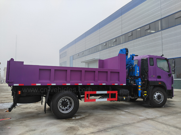 Foton Truck 3.2Ton Crane XCMG Telescoping Boom Truck Mounted Fold Crane
