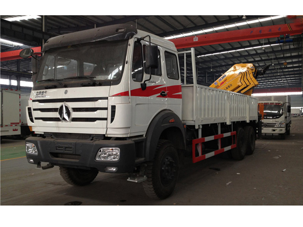 North Benz 12 Tons Folding Truck Mounted Crane for Sales