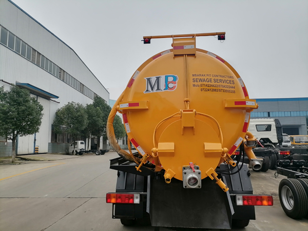 FAW 10m3 to 12m3 160hp Vacuum Sewage Fecal Suction Truck