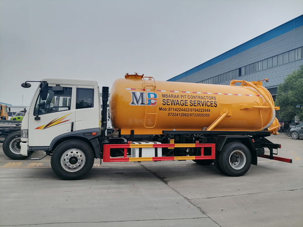 FAW 10m3 to 12m3 160hp Vacuum Sewage Fecal Suction Truck