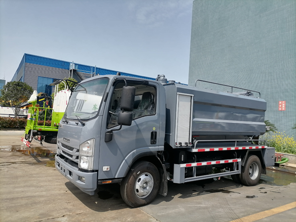 ISUZU 5000Liter High Pressure Vacuum Tanker Combination Sewer Flushing Cleaning Jetting Truck 
