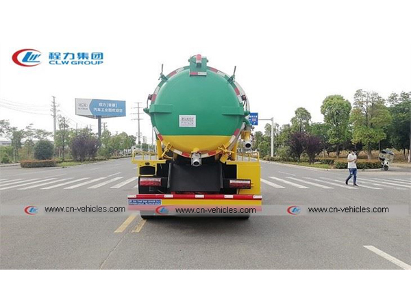 Dongfeng RHD 10cbm 10000Liters Liquid Waste Sewage Vacuum Suction Truck