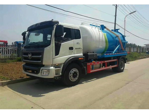 Foton 8000 Liters Suction Vacuum Sewer VAC 6 Wheel Trucks For Sales
