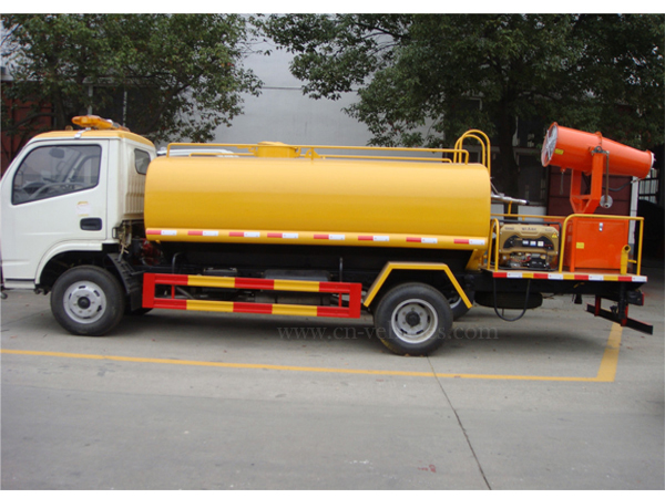 Mini 5 Ton Dust Suppression Water Mist Cannon Sprayer Truck