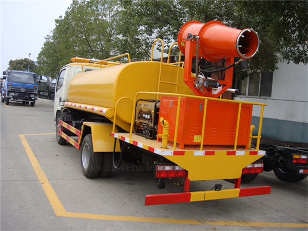 Mini 5 Ton Dust Suppression Water Mist Cannon Sprayer Truck