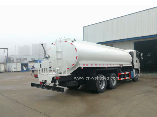 ISUZU 6x4 20CBM Commercial Container Water Truck For Water Delivery