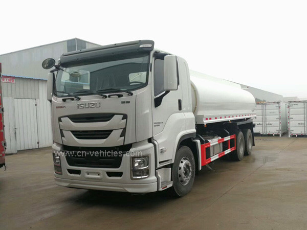 ISUZU 6x4 20CBM Commercial Container Water Truck For Water Delivery