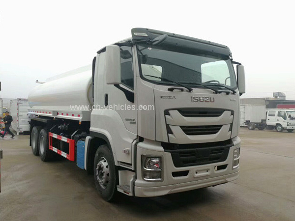 ISUZU 6x4 20CBM Commercial Container Water Truck For Water Delivery