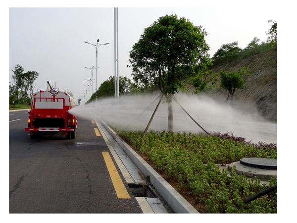 Forland Water Tank Truck 3m3 for Landscaping Road Maintenance and Fire Protection
