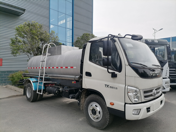 Foton 5000liter SS304 Mobile Tanker Drink Portable Water Transport Truck Export to Venezuela 