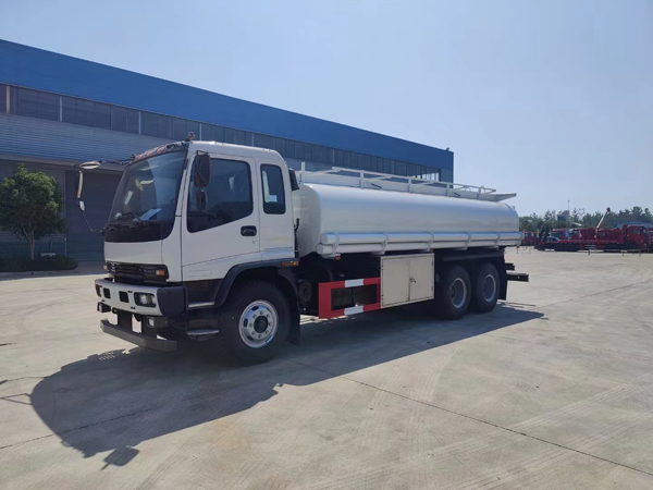 ISUZU 16000 liter Road Transport Cooking Edible Oil SS 304 Tanker Truck