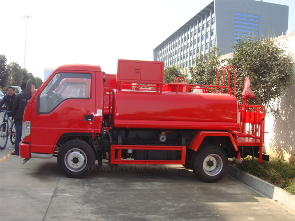 RHD diesel mini 4000liter forland water tank truck 4m3