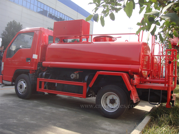 RHD diesel mini 4000liter forland water tank truck 4m3