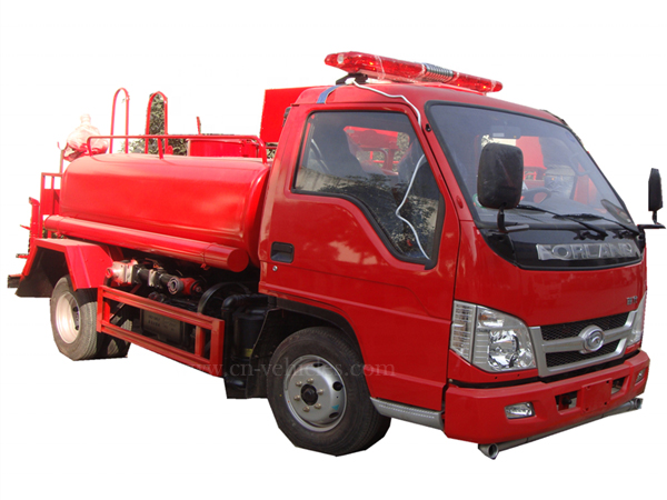 RHD diesel mini 4000liter forland water tank truck 4m3